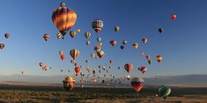 May contain: ball, balloon, panoramic, nature, landscape, scenery, and outdoors