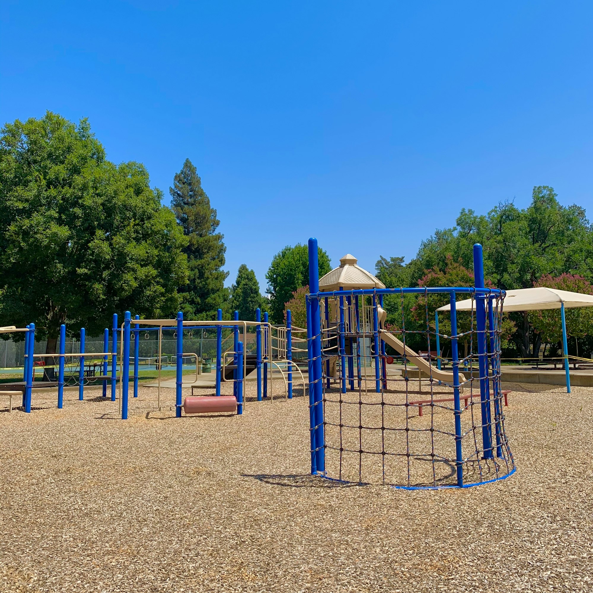 May contain: gate, play area, and playground