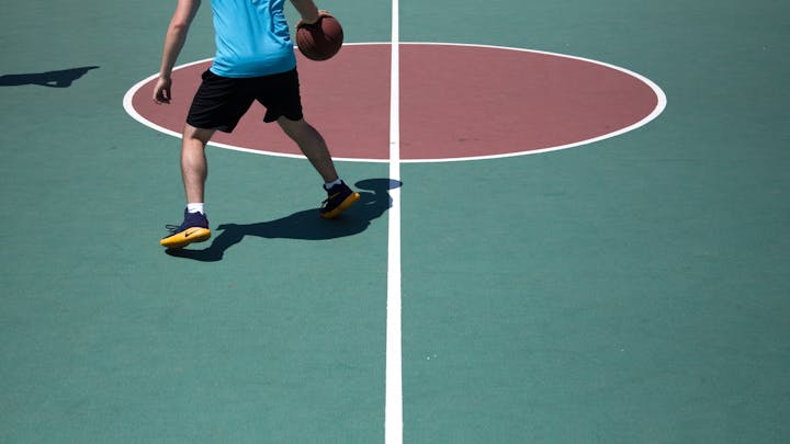 May contain: human, person, sport, sports, and tennis court