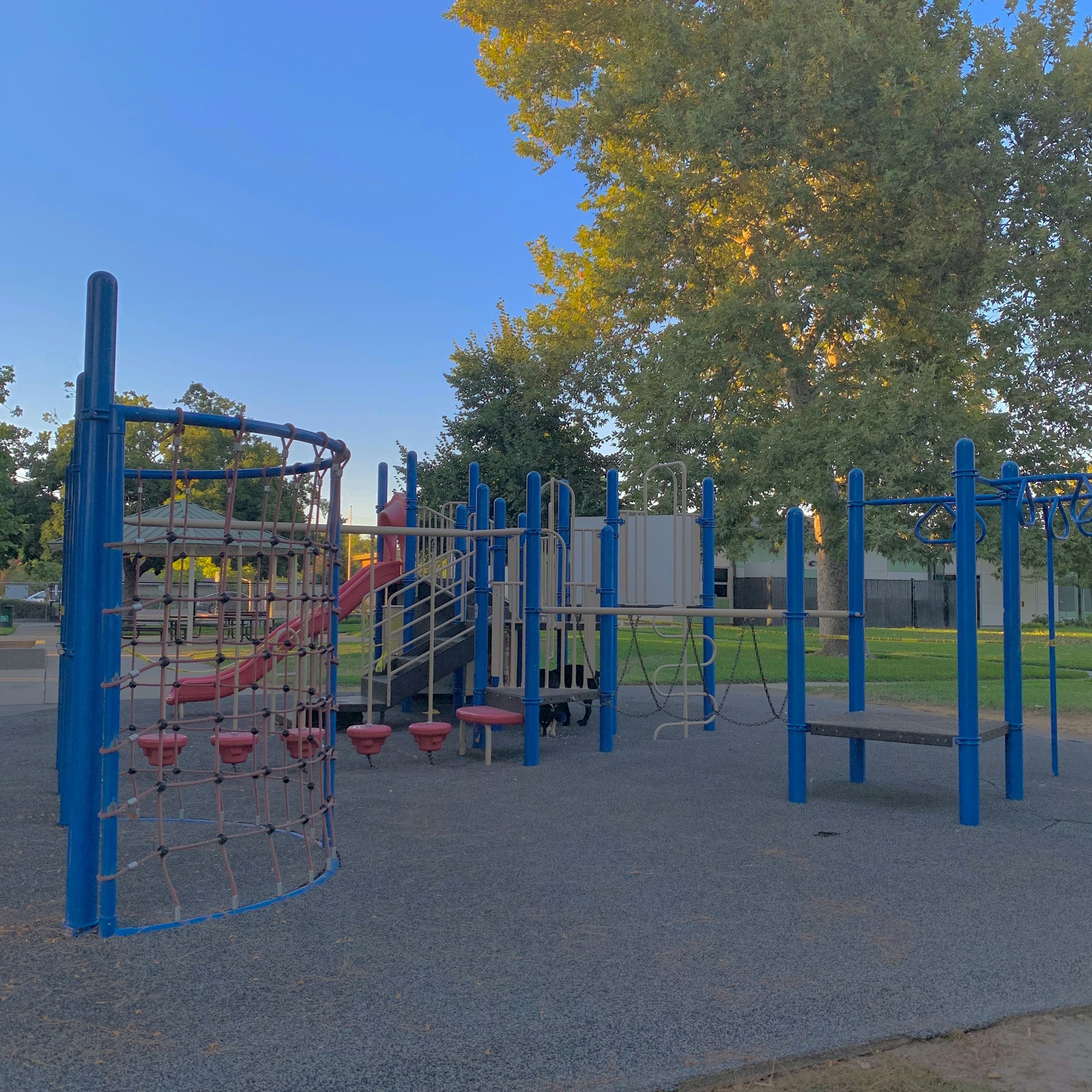 May contain: gate, play area, and playground