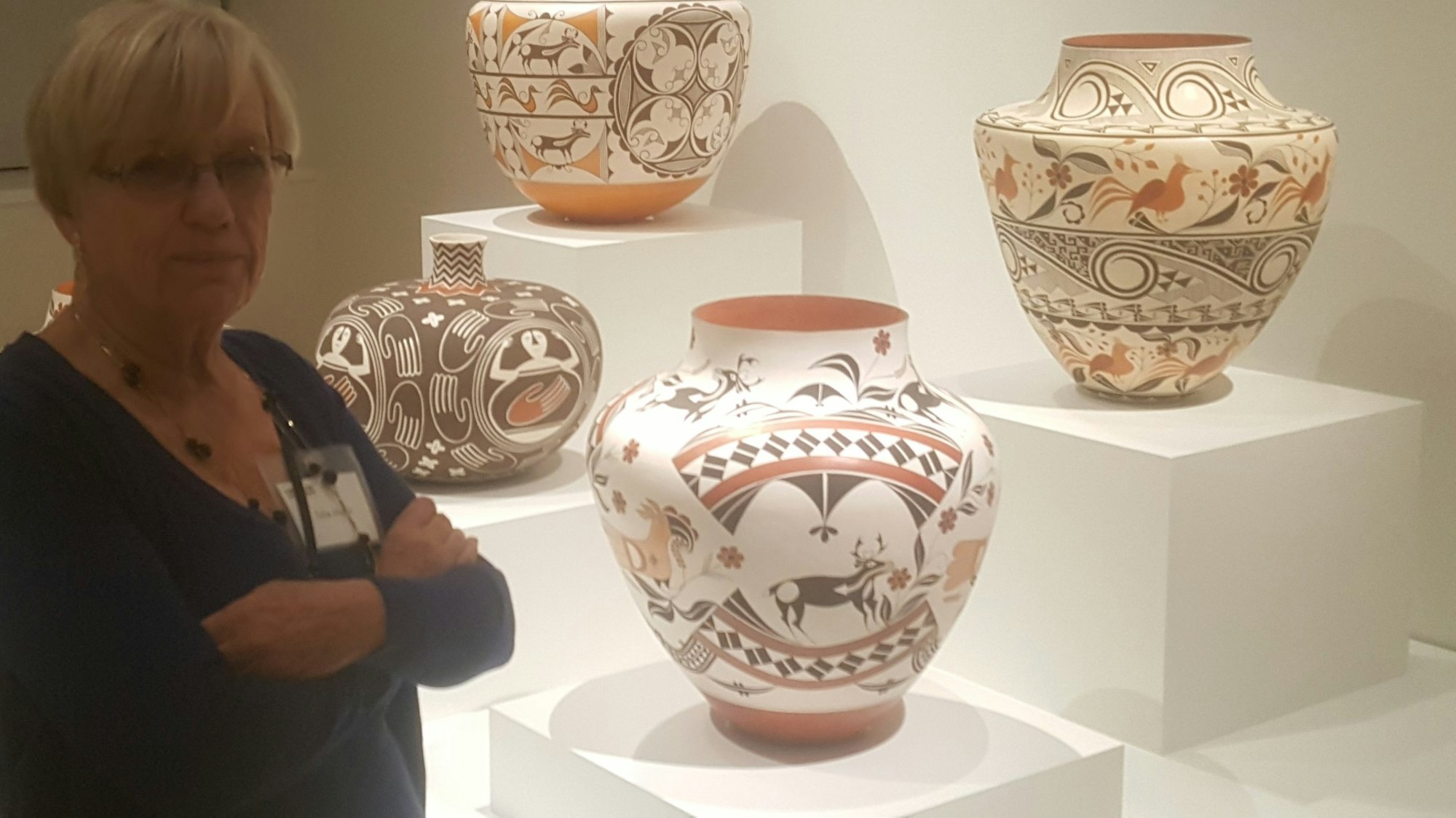 May contain: art, pottery, porcelain, human, and person