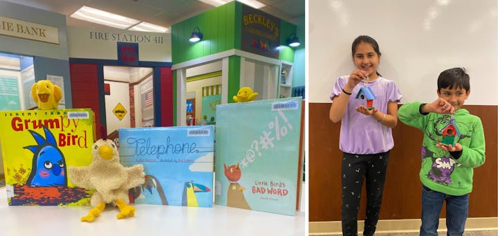 May contain: kindergarten, accessories, bracelet, jewelry, person, boy, child, male, book, publication, lamp, and toy