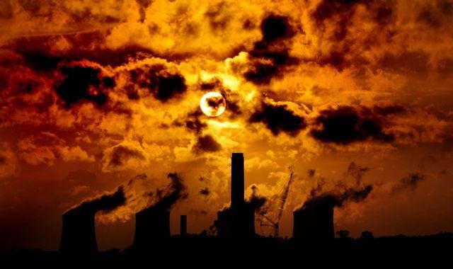May contain: pollution, nature, outdoors, and sky