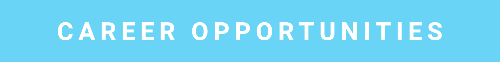 Text "Career Opportunities" on a blue background.