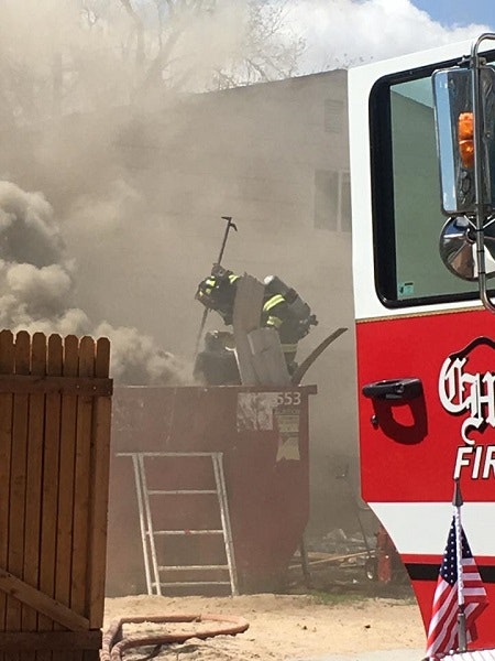 May contain: fireman