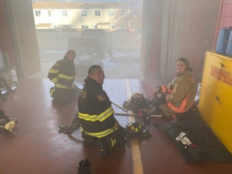 May contain: person, human, and fireman