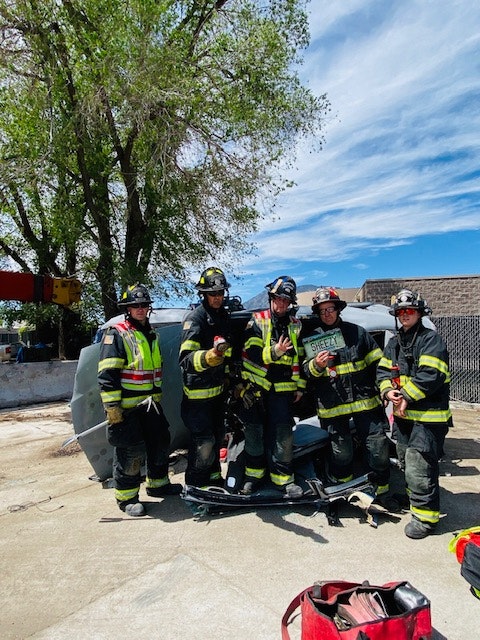 May contain: person, human, and fireman