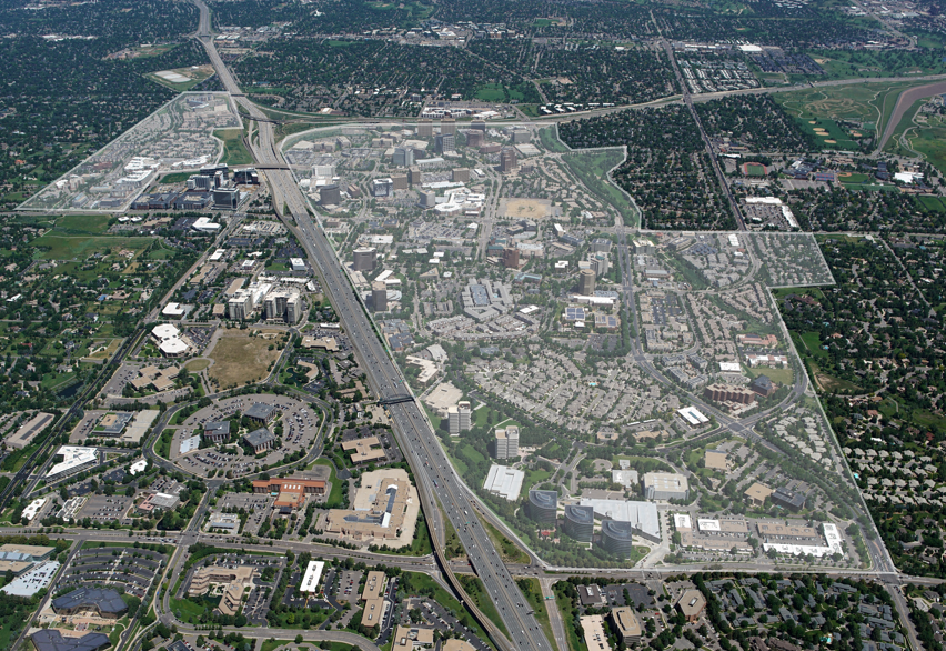 Aerial view of Goldsmith Metropolitan District