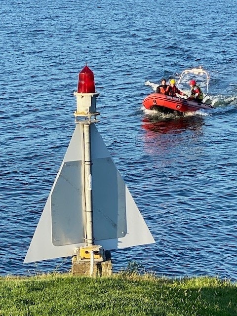 May contain: helmet, boat, transportation, vehicle, and person