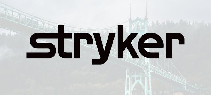 A bridge with "Stryker" text overlay.