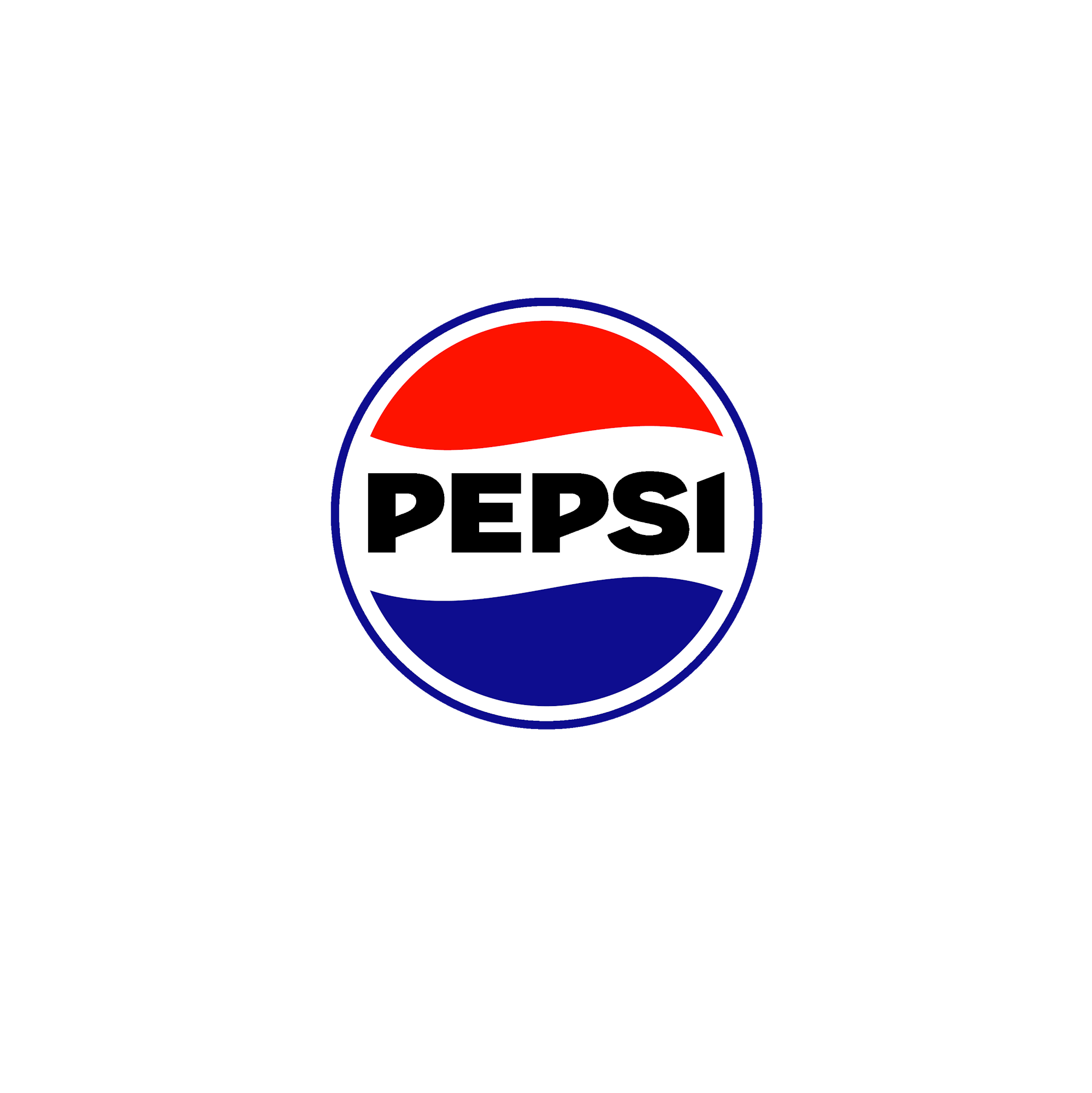 Pepsi logo with the text "KLAMATH FALLS PEPSI" below it on a black background.
