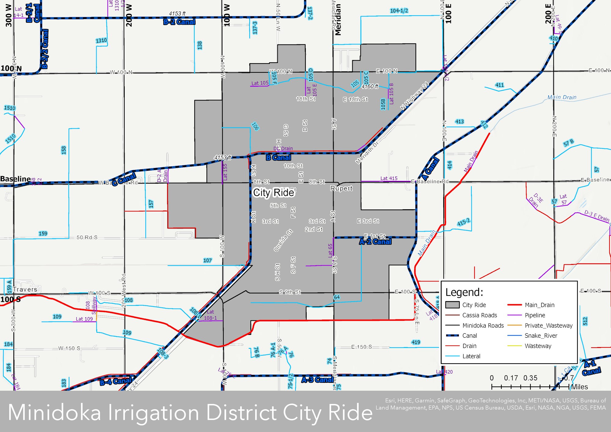 map of city ride boundaries