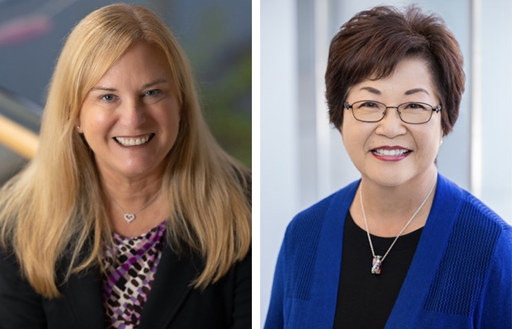 Denise Bradford and Karen Yamamoto