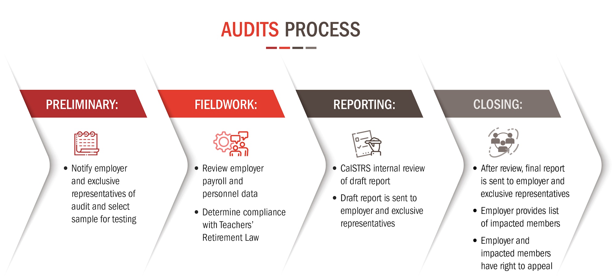 Audits process flowchart