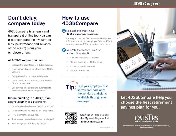 Let 403bCompare help you choose the best retirement savings plan for you.