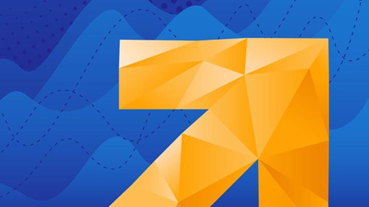 A yellow arrow pointing up and to te rigt