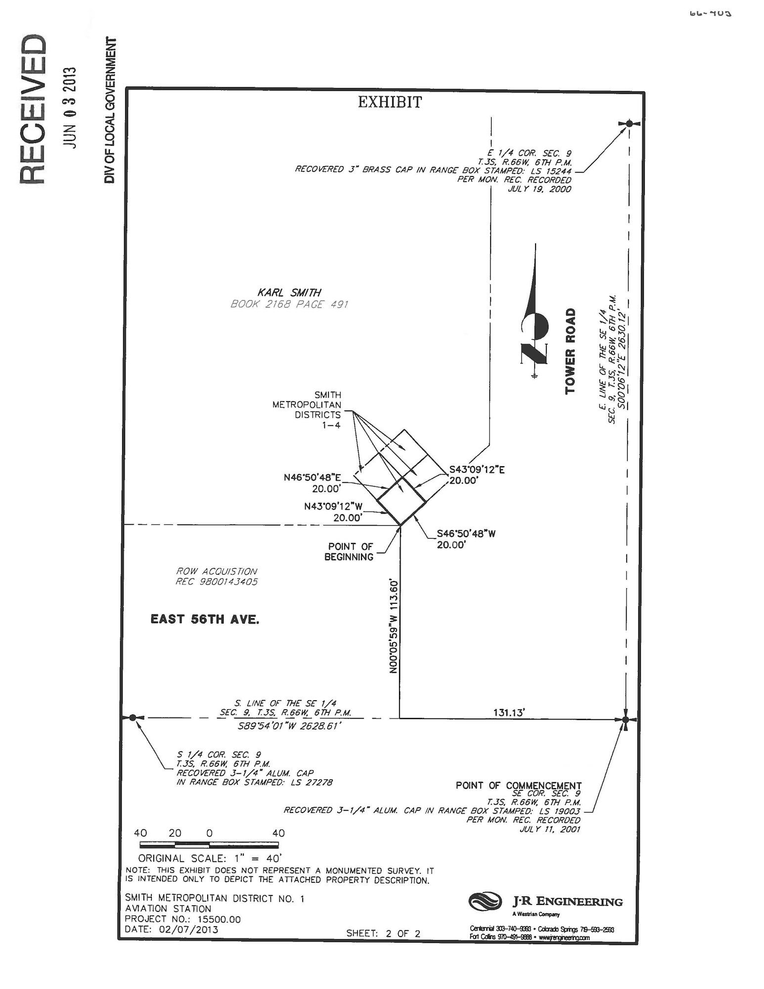 Map of the District