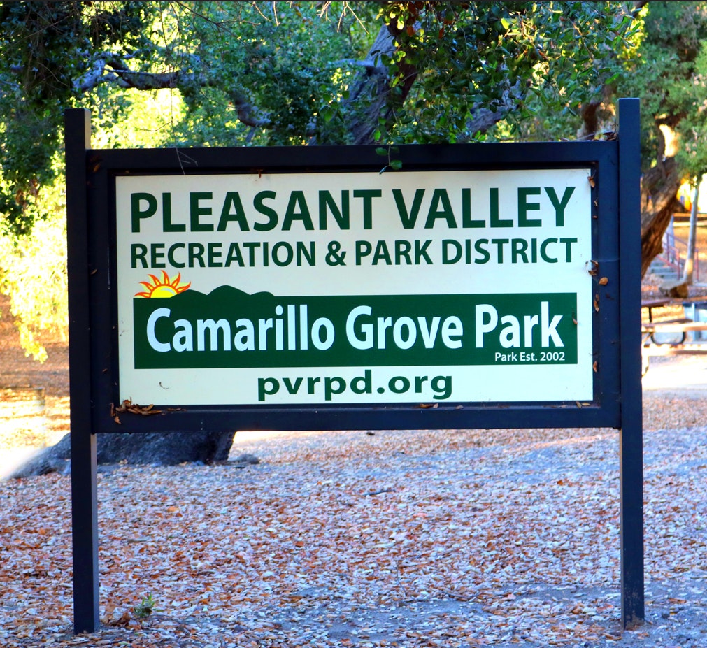 Camarillo Grove Park sign
