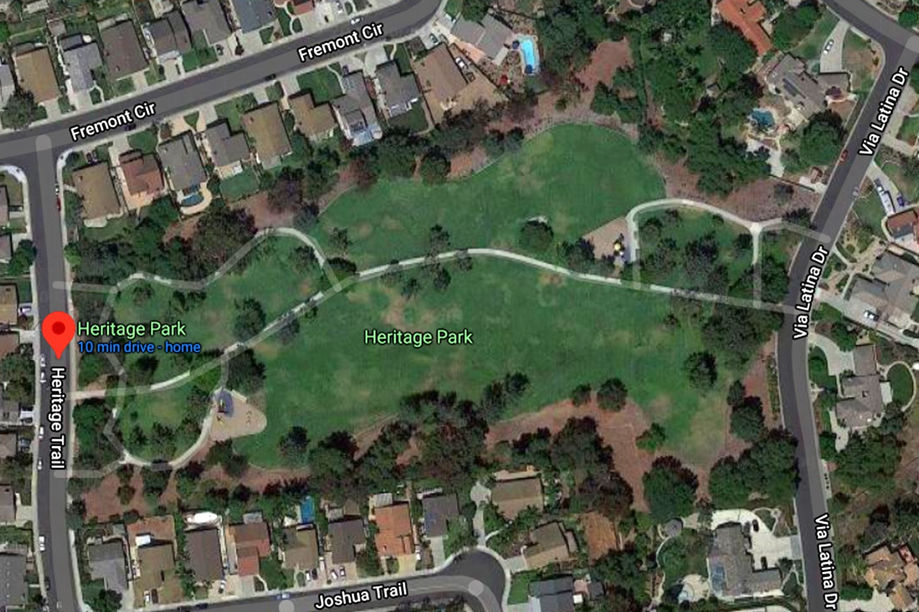 Heritage Park map