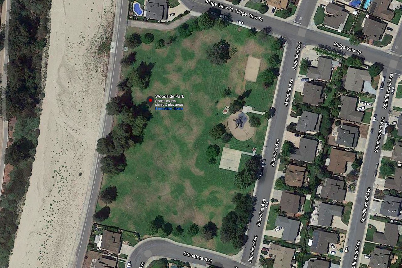 Woodside Park map