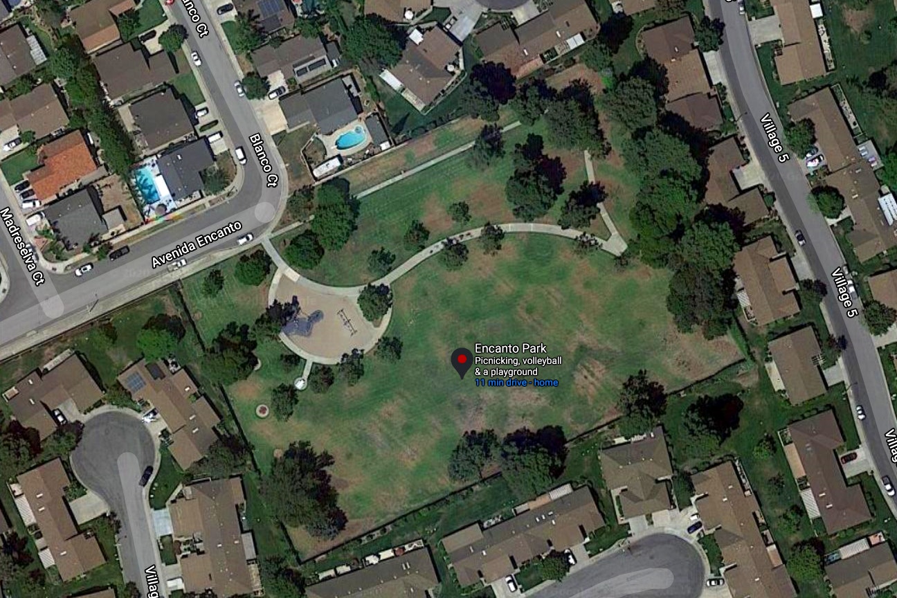 Encanto Park map