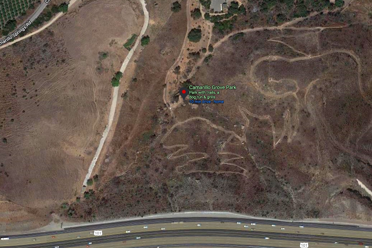 Camarillo Grove Park map
