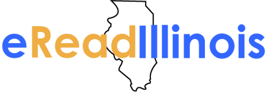 Logo of eRead Illinois, a digital eBook and audiobook lending program.