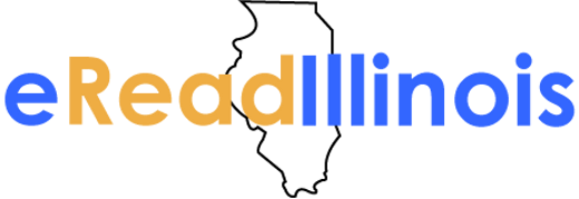 Logo of eRead Illinois, a digital eBook and audiobook lending program.