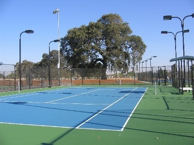 May contain: sport, tennis court, and sports