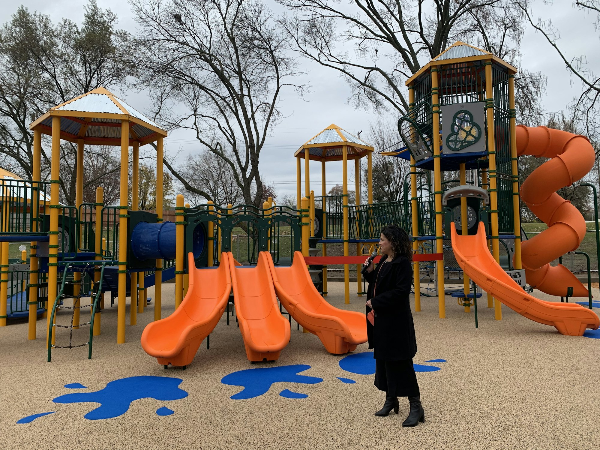 May contain: human, person, play area, and playground