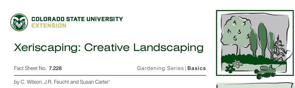 Colorado State University Extension document on "Xeriscaping: Creative Landscaping."