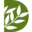 The image appears to show a stylized green leaf or plant logo.