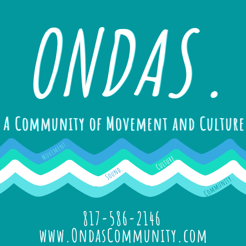 ONDAS: A Community of Movement and Culture. Contact info and website provided.