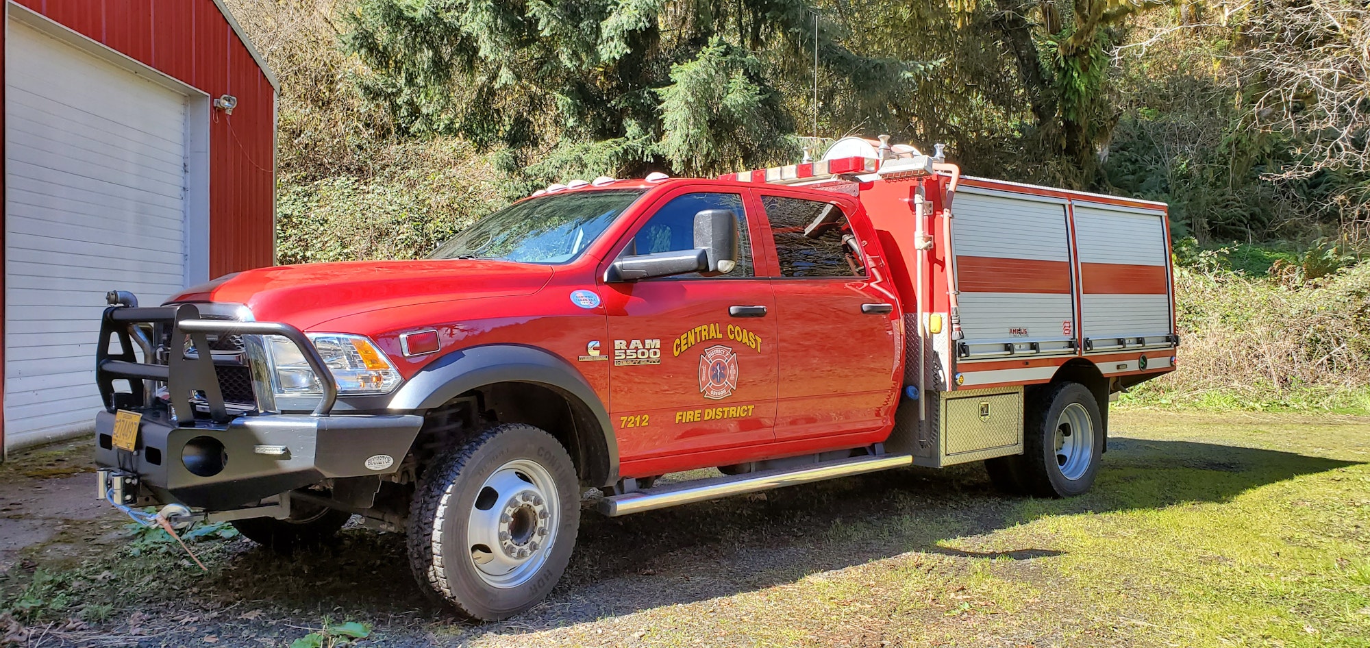 Brush truck