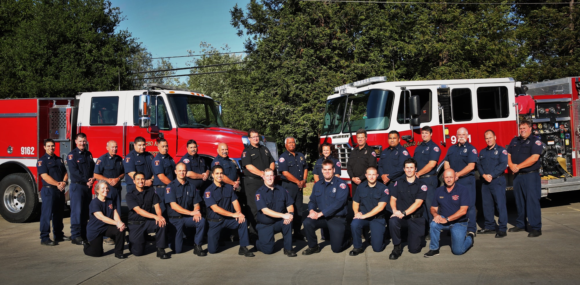 May contain: human, person, vehicle, truck, transportation, and fire truck