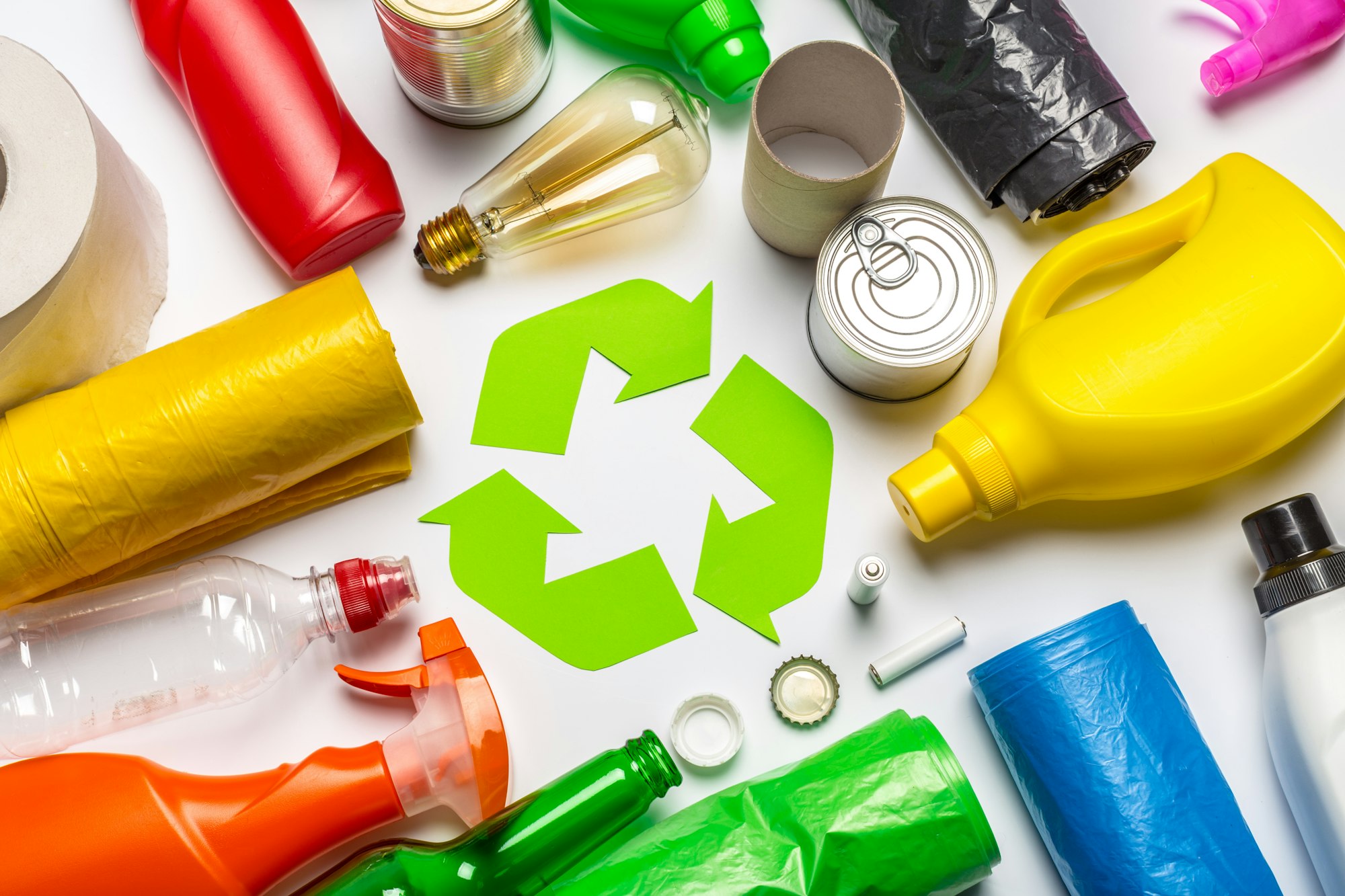 May contain: recycling symbol and symbol