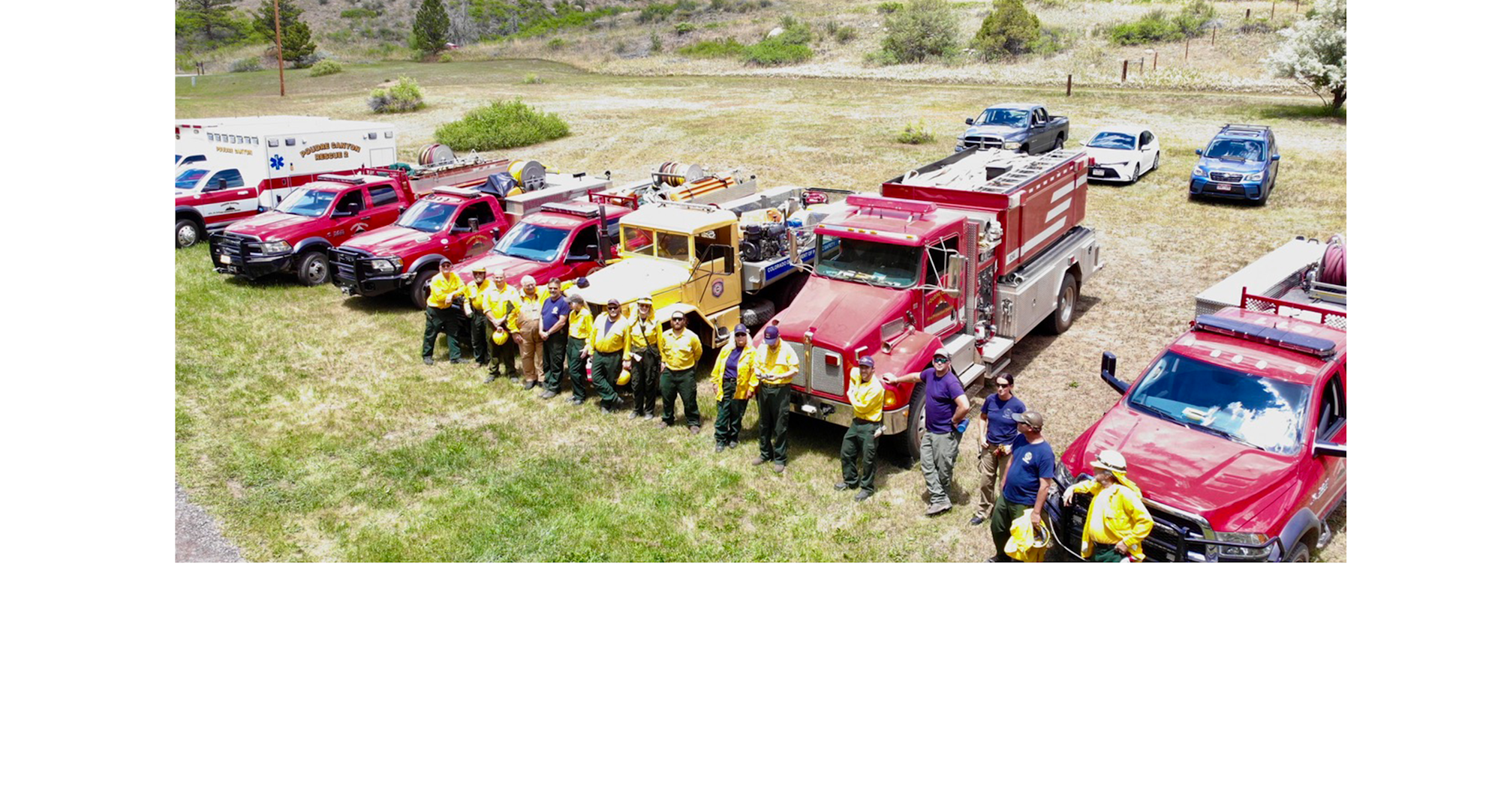 PCFPD team at wildland training