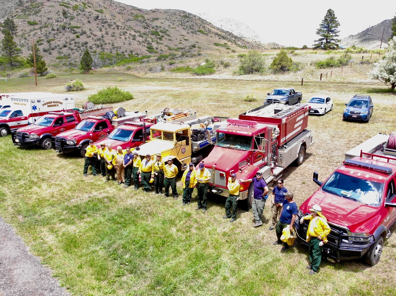 Poudre Canyon Fire Volunteers and Equipment