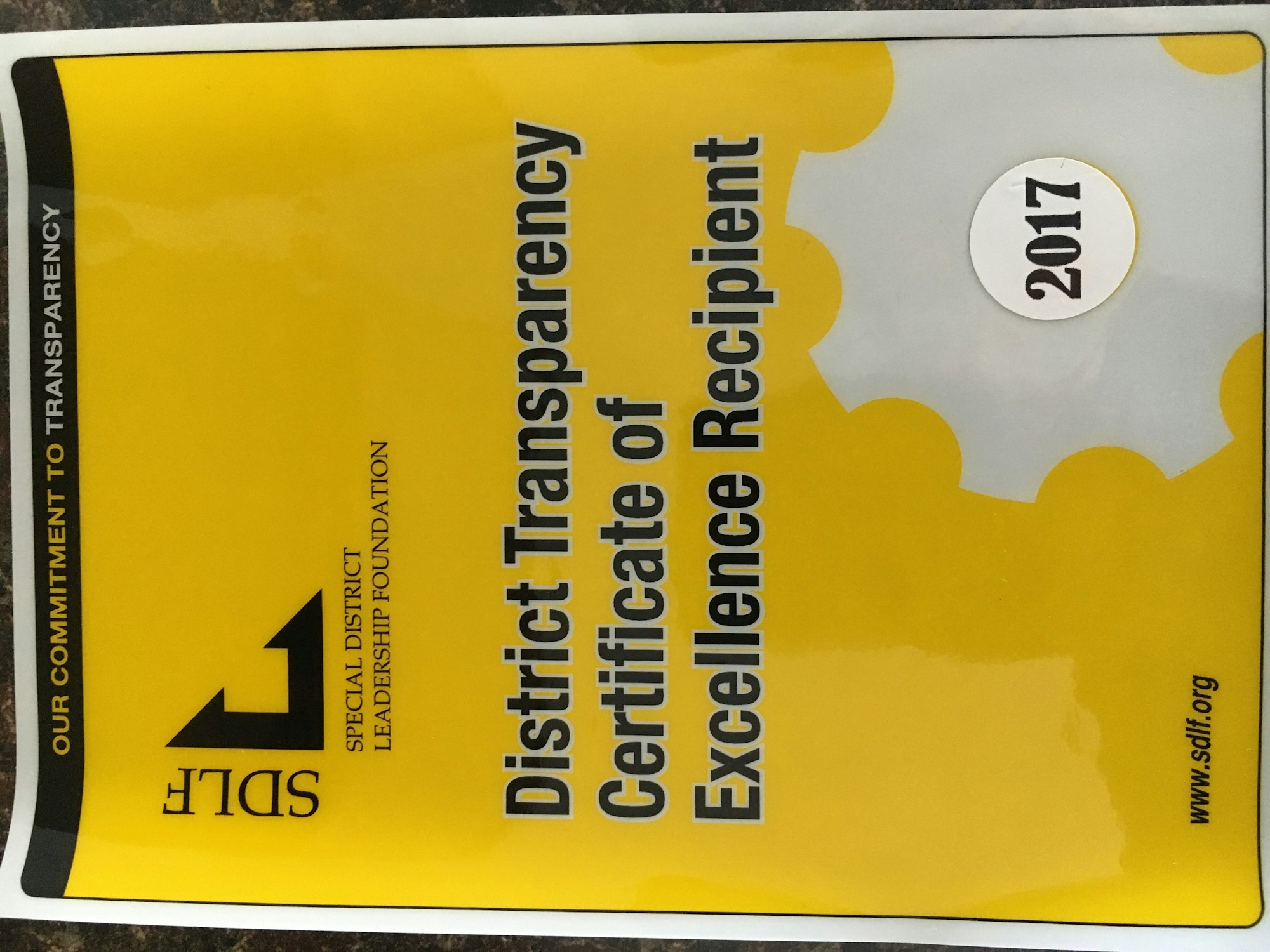 Transparency Certification