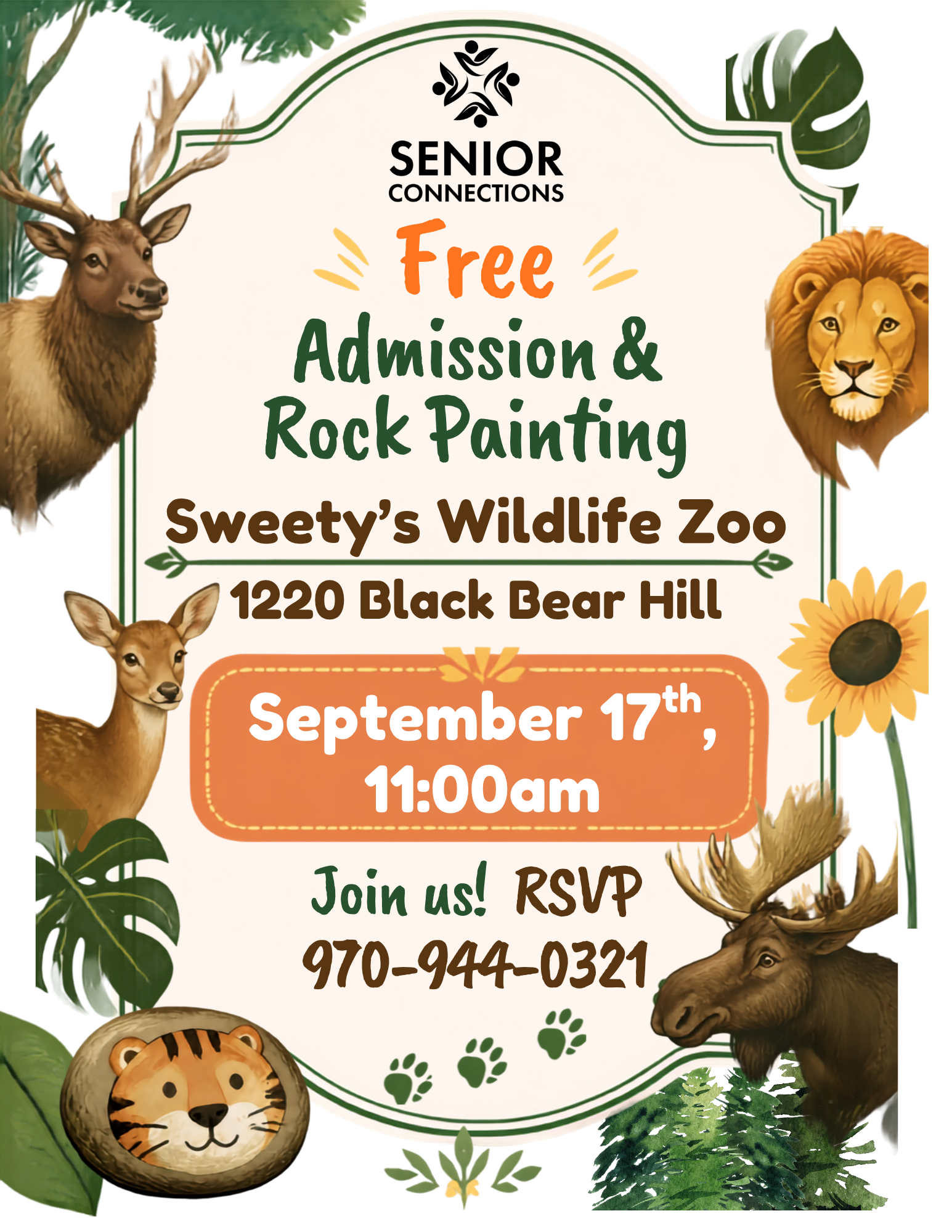 May contain: animal, lion, mammal, wildlife, advertisement, poster, deer, elk, and antelope