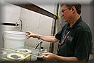a person in a lab