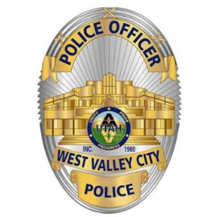 Police badge for West Valley City, Utah.