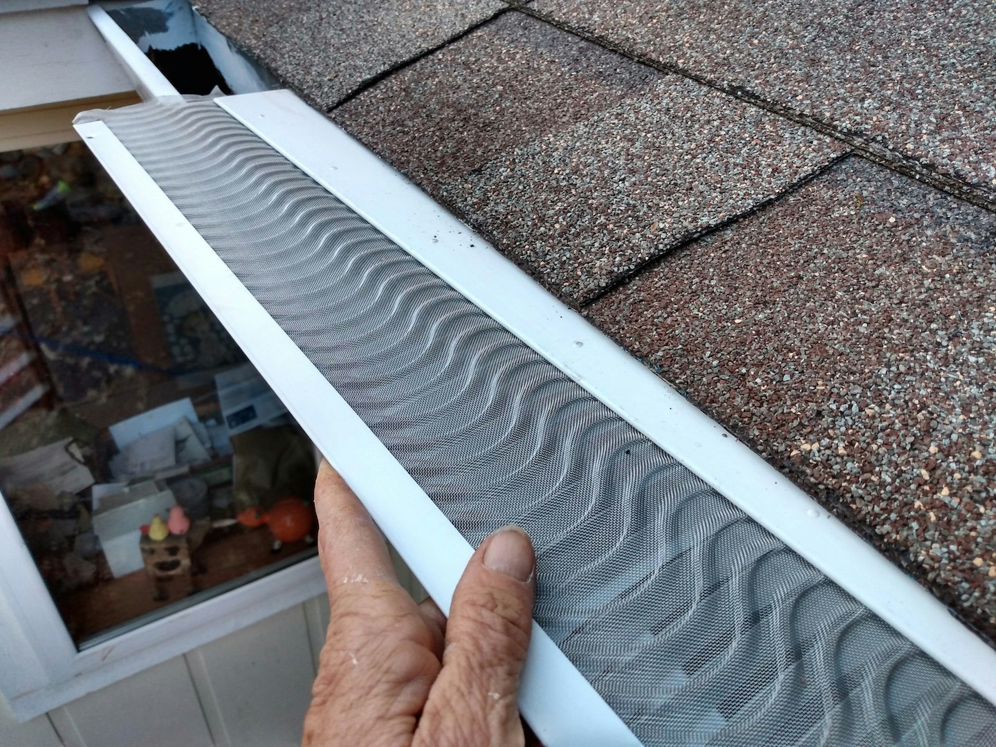 Installing gutter guard