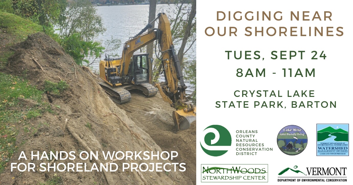Flyer for workshop on shoreland best management practices