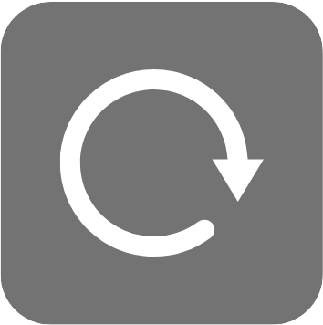 Icon of a circular arrow, usually signifies a reload or refresh function.