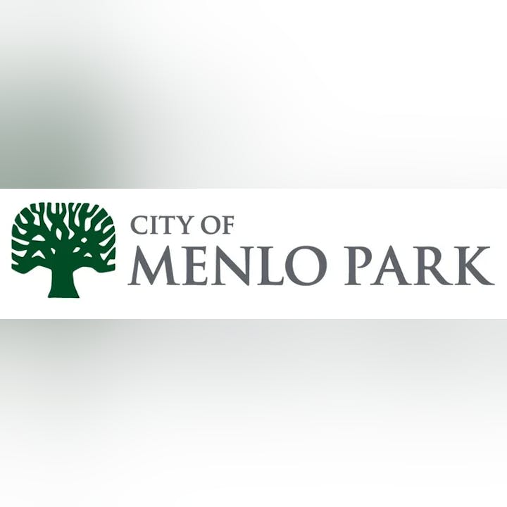 City of Menlo Park logo with a stylized tree.