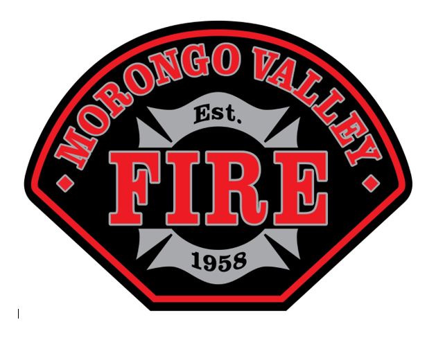 Morongo Valley Fire Department logo, established in 1958.