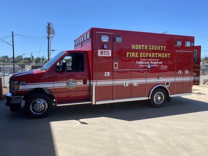Photo of new ambulance
