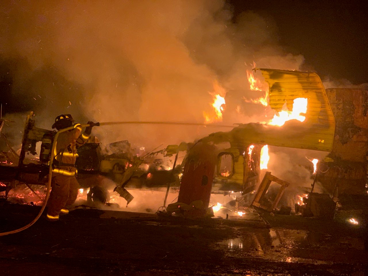 May contain: person, human, and fireman