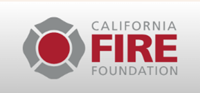 The image features the logo of the California Fire Foundation, which focuses on supporting firefighters and fire-related initiatives.